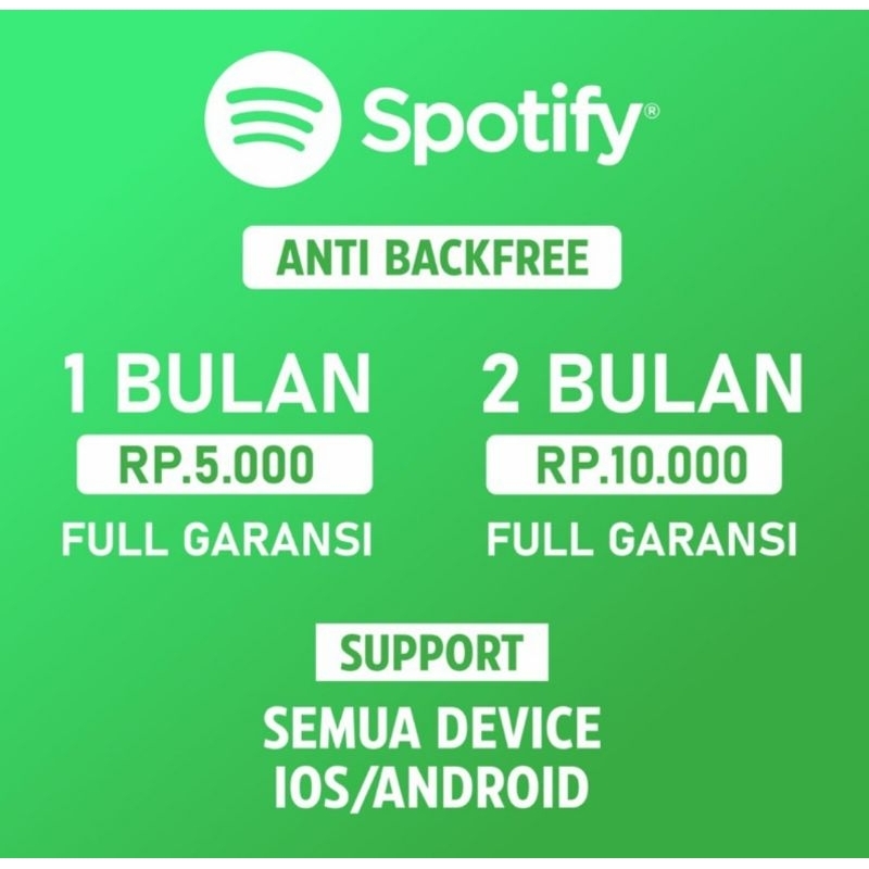 Jual SPOTIFY PREMIUM 1 BULAN 3 BULAN 1 TAHUN | Shopee Indonesia