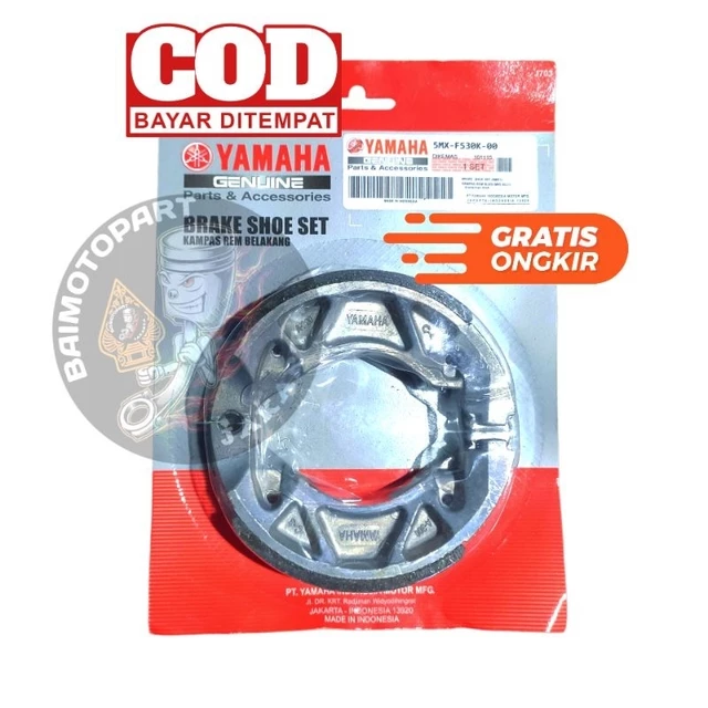 kampas rem belakang tromol motor yamaha vega r new zr jupiter z mx z1 mx new MURAH BJM 440