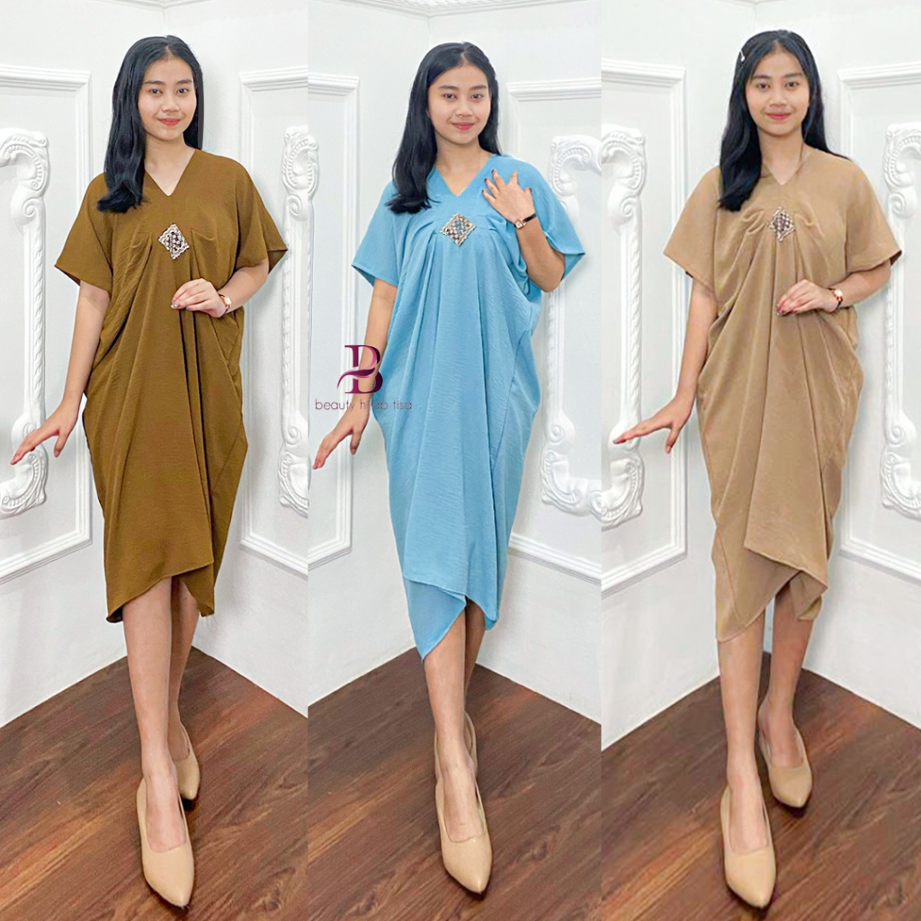 Jual Beautyhijab - RAISA baju kaftan pendek wanita kekinian model baju ...