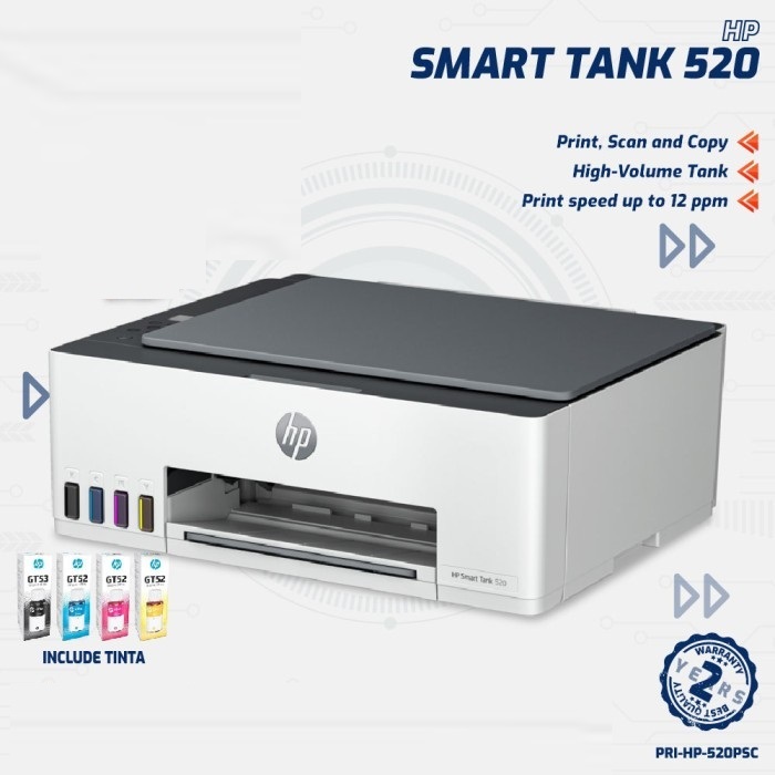 Jual Printer HP Smart Tank 520 All-in-One Printer Print Scan Copy ...