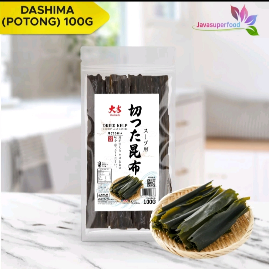 Jual Kombu / konbu / Dashima Potong / Kelp Dashi / Rumput Laut Kaldu ...