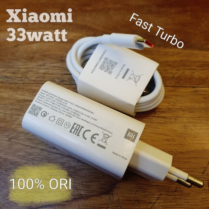 Adaptor Redmi Note Pro Max Charger 33 Watt Charger Xiaomi 33 Watt