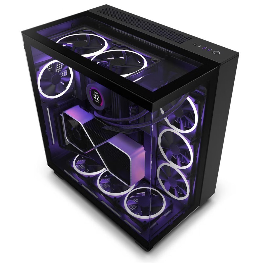 Jual CASING NZXT H9 ELITE Premium Dual-Chamber - ATX Mid Tower Airflow ...