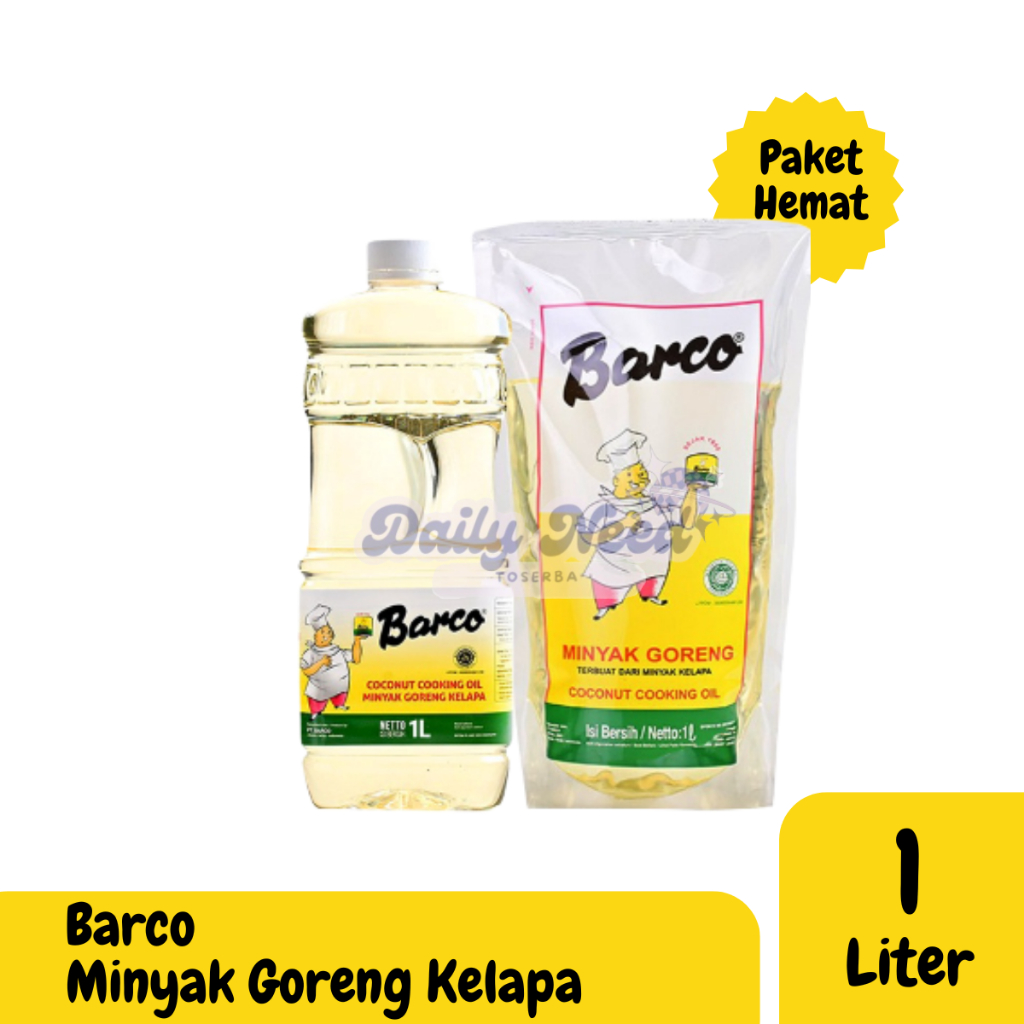 Jual Minyak Goreng Kelapa Paket Hemat Barco 1 Liter | Shopee Indonesia