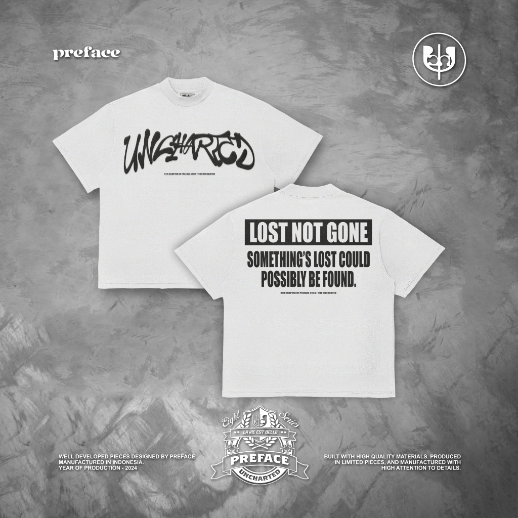 Jual Mystery Unveiled White Tee Shopee Indonesia