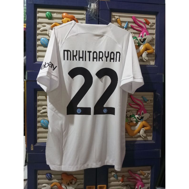 Jual Jersey inter milan 23/24 away ( MKHITARYAN:22 ) | Shopee Indonesia