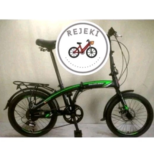 Jual SEPEDA LIPAT 16 SAKONI SWISS OPERAN 7 SPEED | Shopee Indonesia