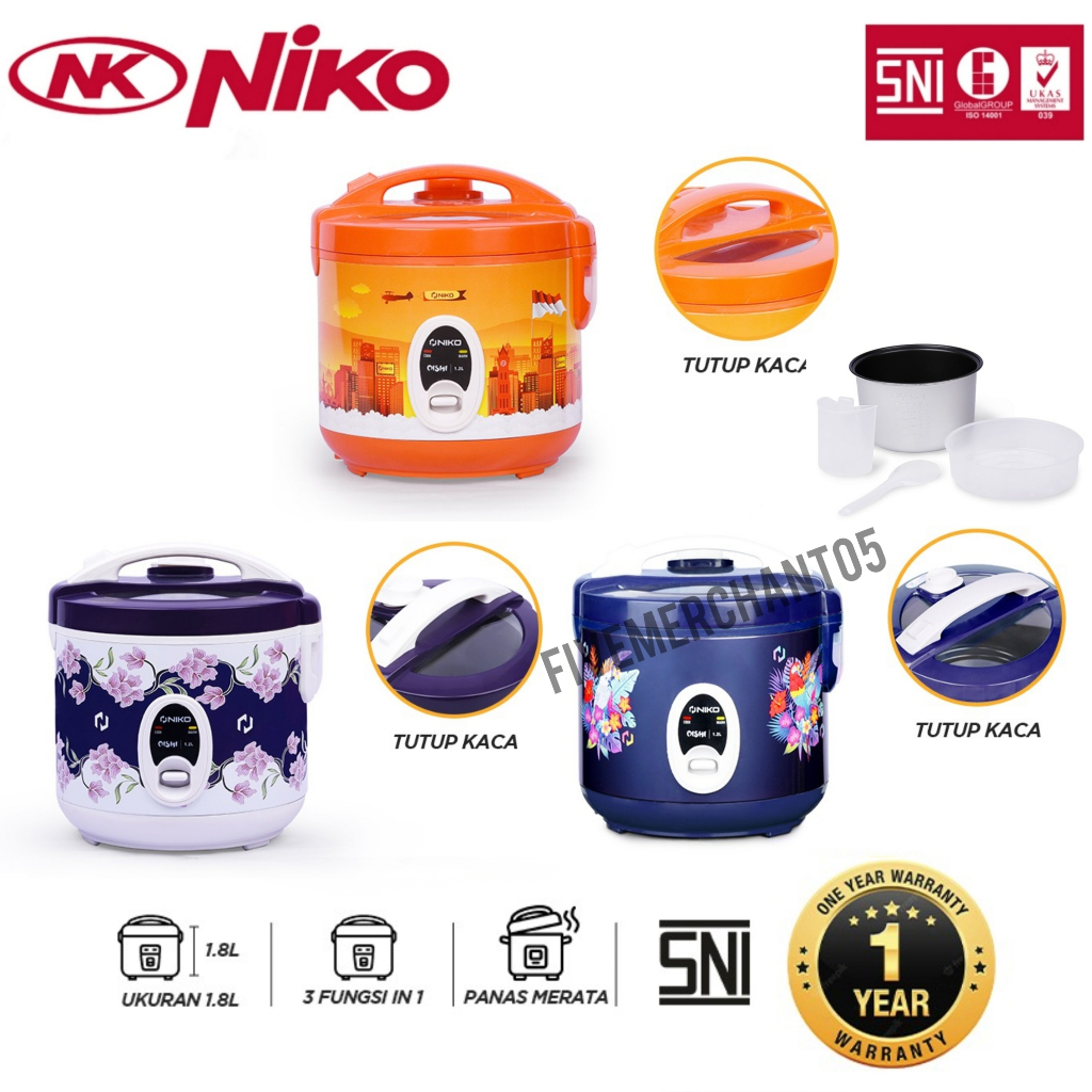 Jual Rice Cooker Niko 1,8 Liter Oishi Amazon Batik Landmark Magic Com ...