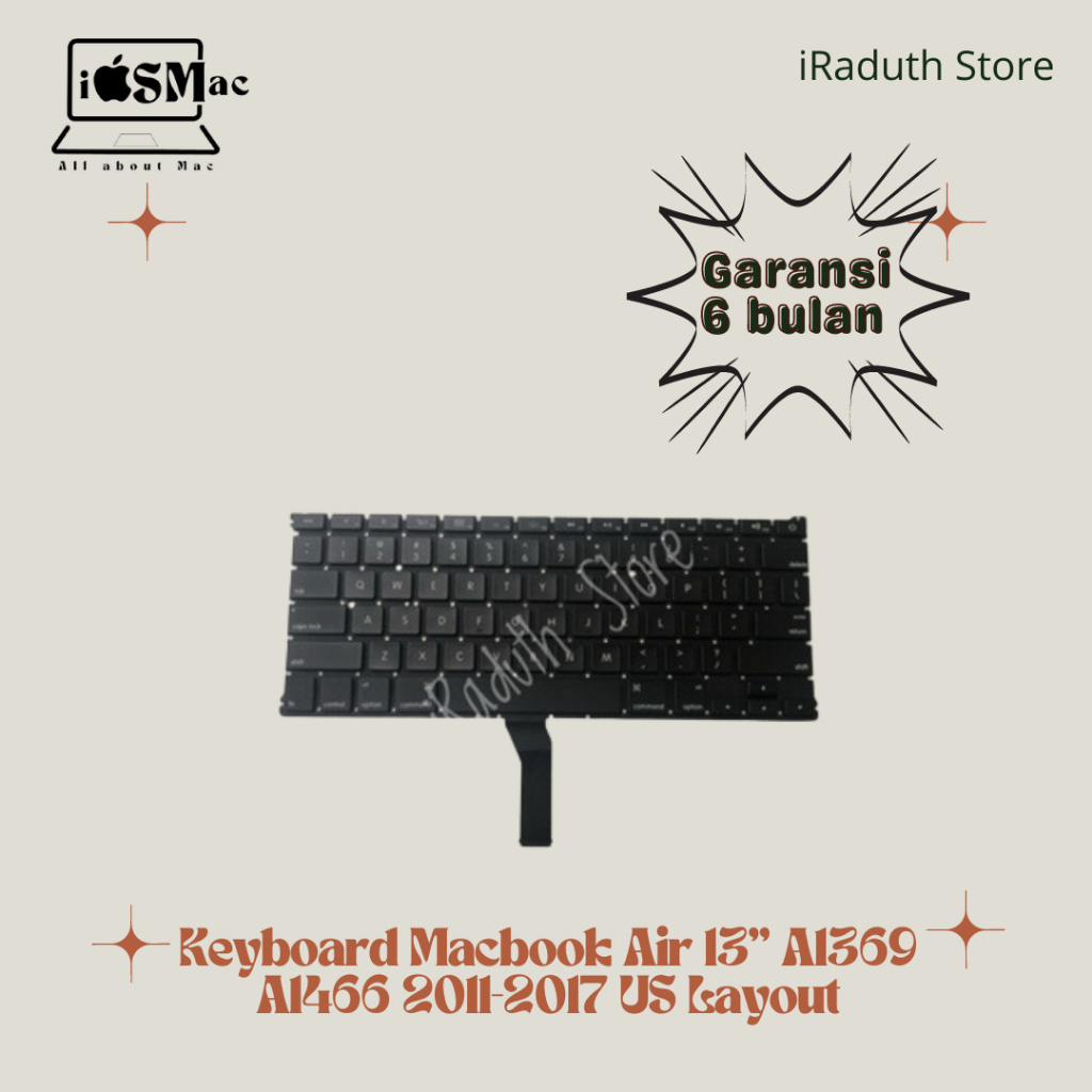 Jual Keyboard Macbook Air 13