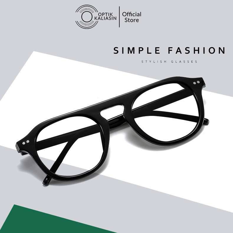 Jual OPTIK KALIASIN - Frame kacamata pria wanita aviator vintage round ...