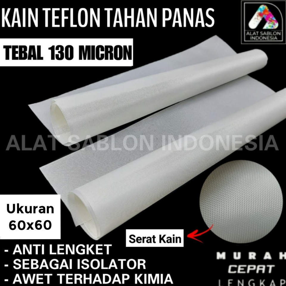 Jual Kain Teflon Anti Panas X Alat Sablon Mesin Press Kaos Shopee