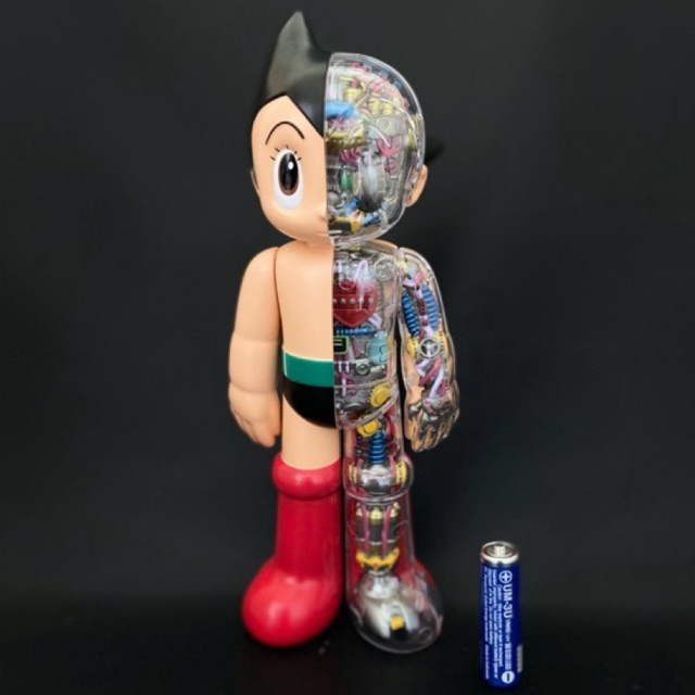 Astro le petit robot - figurine PVC démontable vintage - Kaiyodo