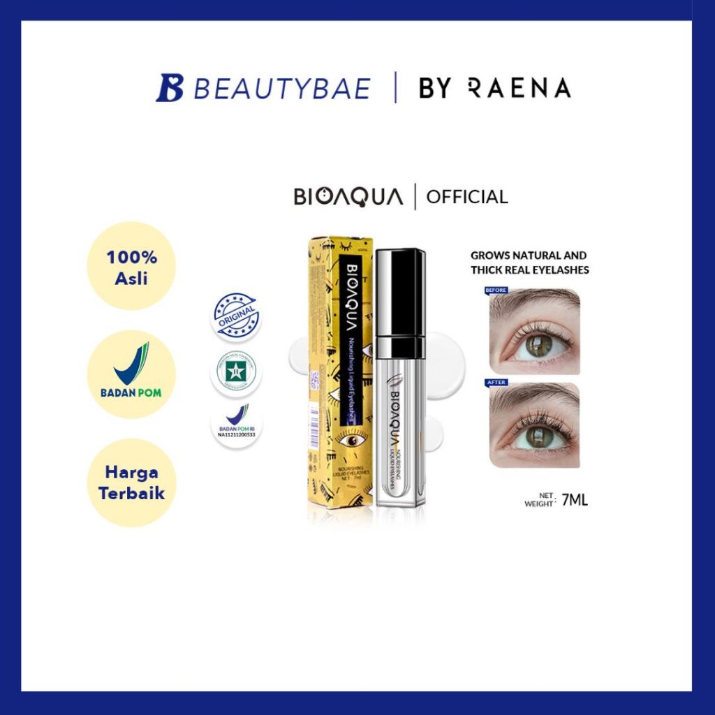 Jual BIOAQUA Nourishing Liquid eyelashes 7ml Shopee Indonesia