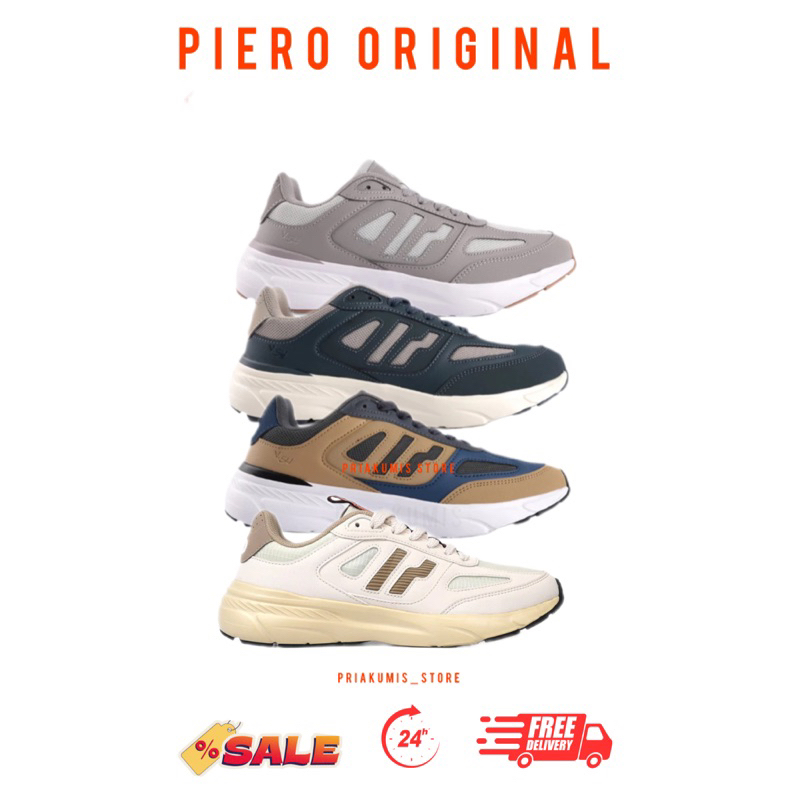 Jual Piero Sepatu Unisex Sneakers Jogger V54 Shopee Indonesia