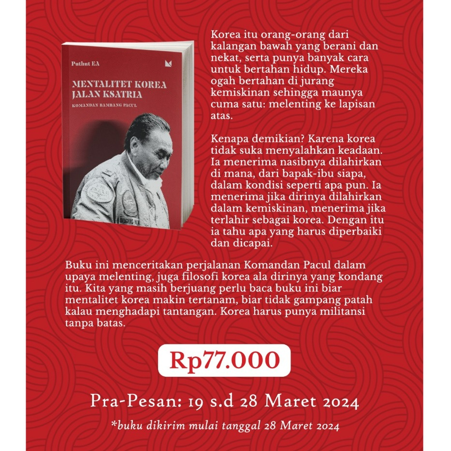 Jual Buku Mentalitet Korea, Jalan Ksatria Komandan Bambang Pacul by ...