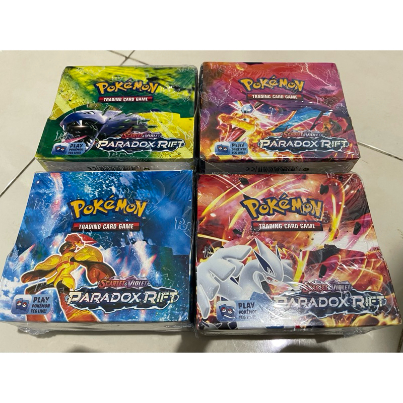 Jual booster kartu pokemon KW paradox rift per box isi 36 booster ...