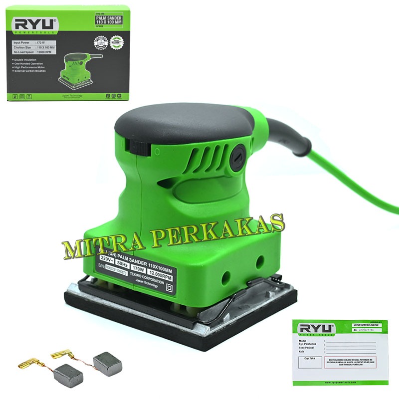 Jual Mesin Ampelas/Amplas Kotak Palm Sander (Persegi) RPS110 RYU ...