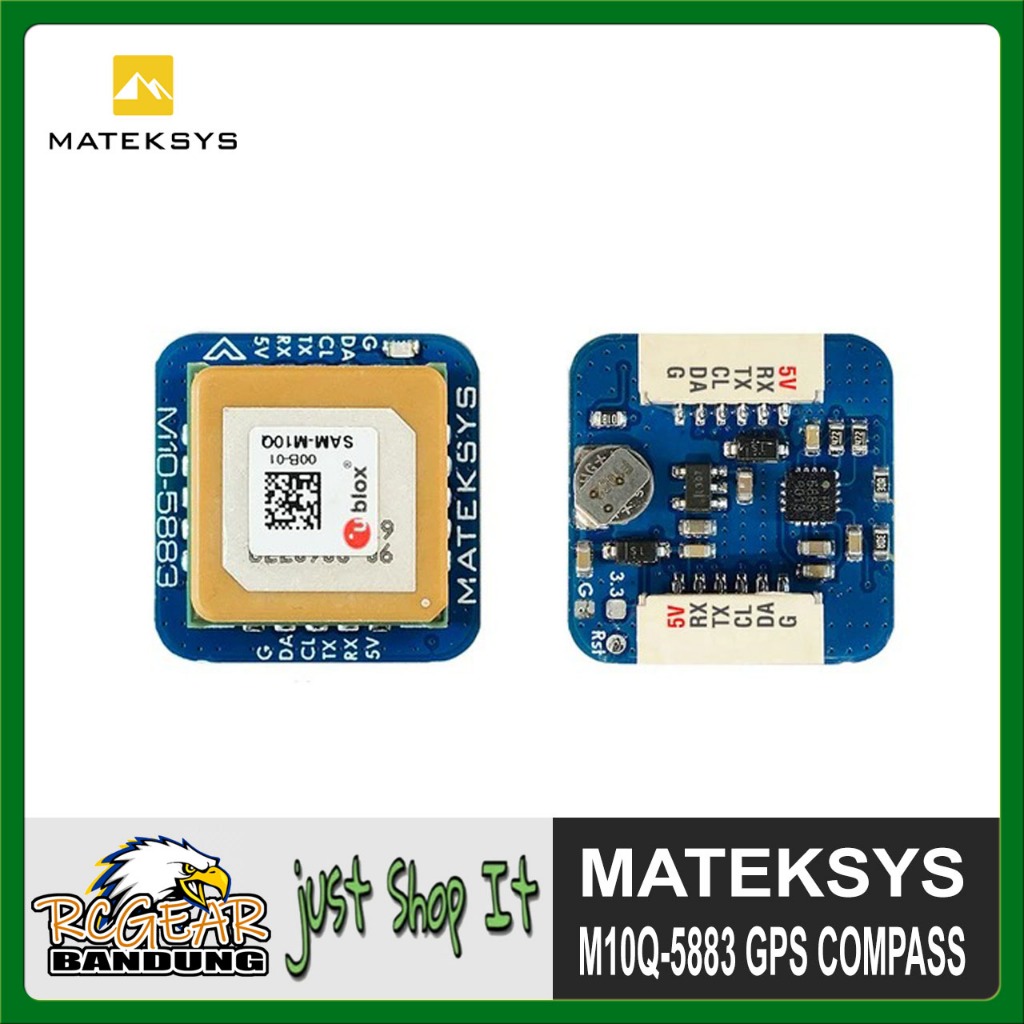 Matek Systems GNSS M10Q-5883 U-Blox M10 GPS With Compass QMC5883L Modu Digital Airspeed 4 9v For Fpv Racing Drone