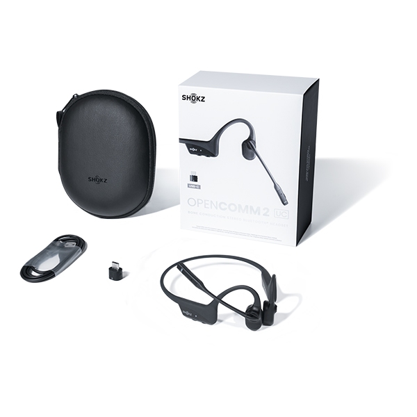 【新品未開封】SHOKZ OPENCOMM 2 UC USB-C Shokz OpenComm2 UC Bone Conduction Headset - Headsets Direct