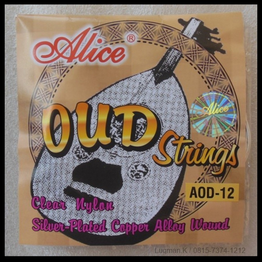 Jual Senar String OUD Gitar Gambus Alice AOD-12 AOD 12 AOD12 | Shopee ...