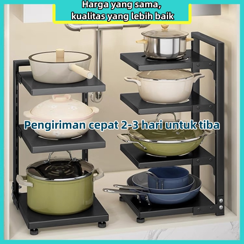 Jual Rak Penyimpanan Pot Ketinggian yang bisa disesuaikan Rak Pot Rak ...