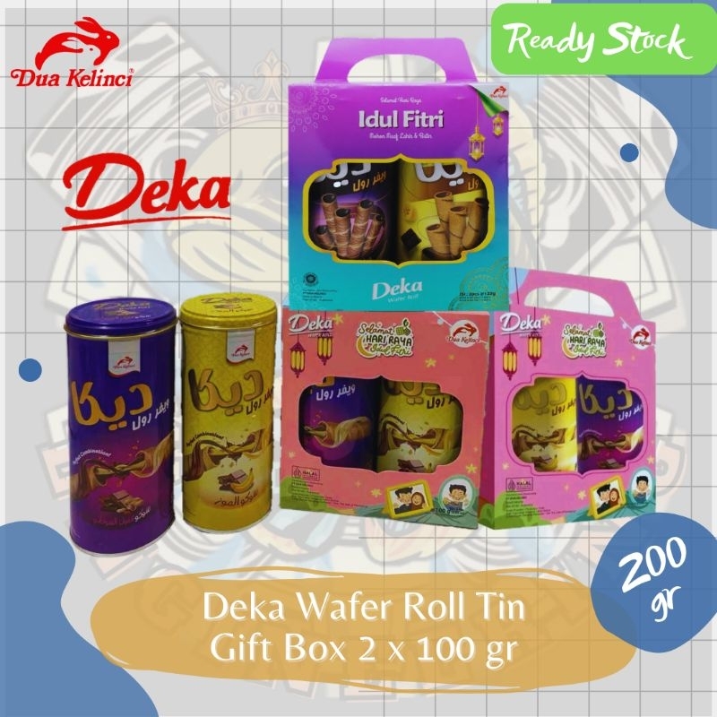 Jual PROMO Spesial Lebaran‼️Deka Wafer Roll Tin Gift Box 200 g | Shopee ...