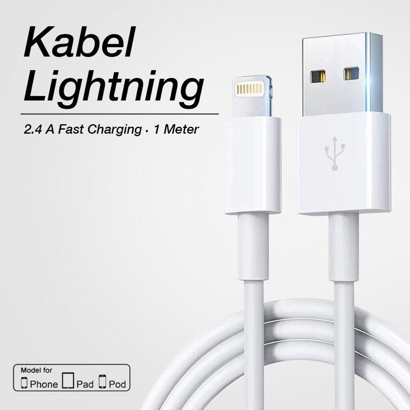 Jual Kabel Data Lightning Apple Fast Charging Iphone Shopee