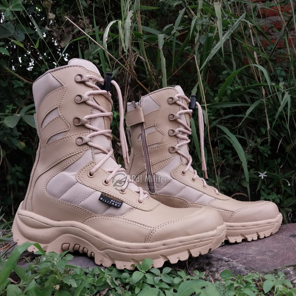 Jual SEPATU PDL GURUN TACTICAL BOOTS TERBARU CAANGGO MILITARY SEPATU ...
