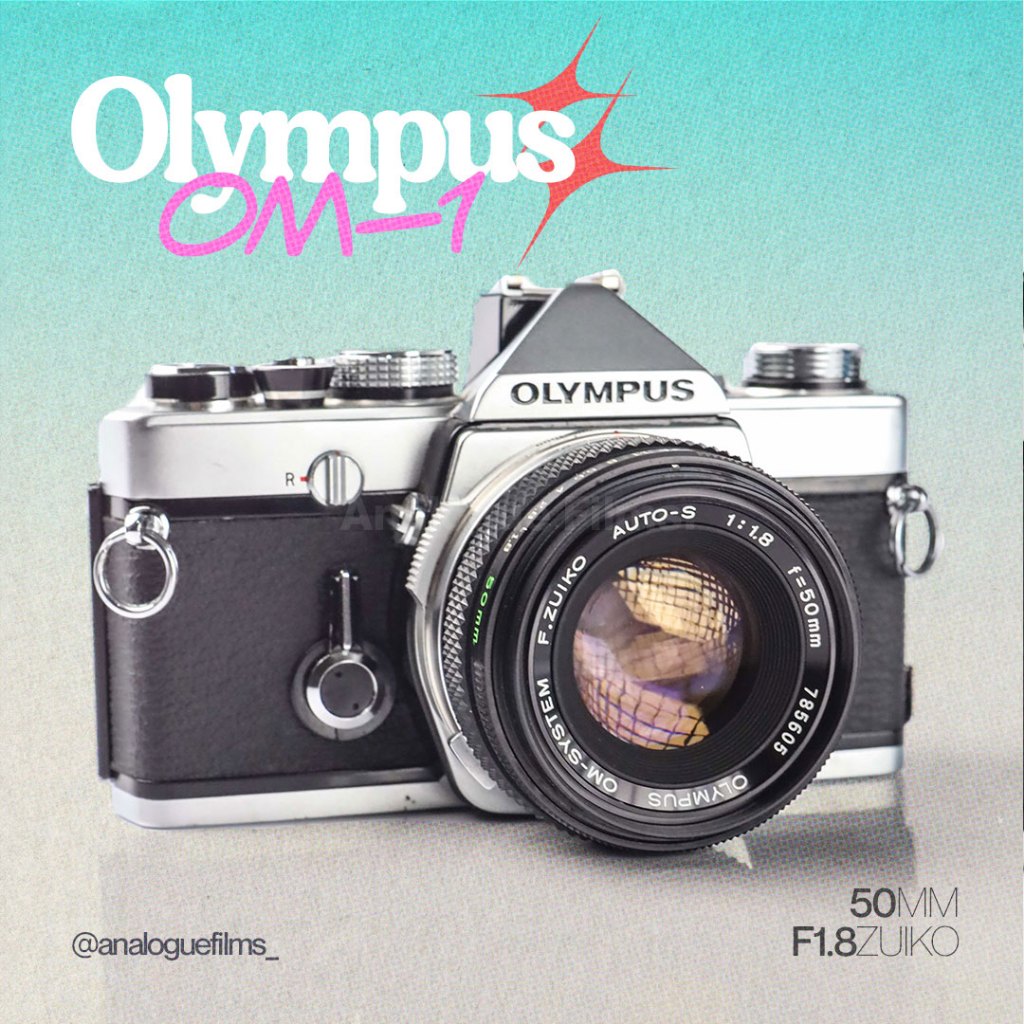 OLYMPUS OM-1 フィルムカメラ / ZUIKO 50mm F1.8 Olympus 50mm f1.8 Zuiko Auto-S - Lens – Kamerastore