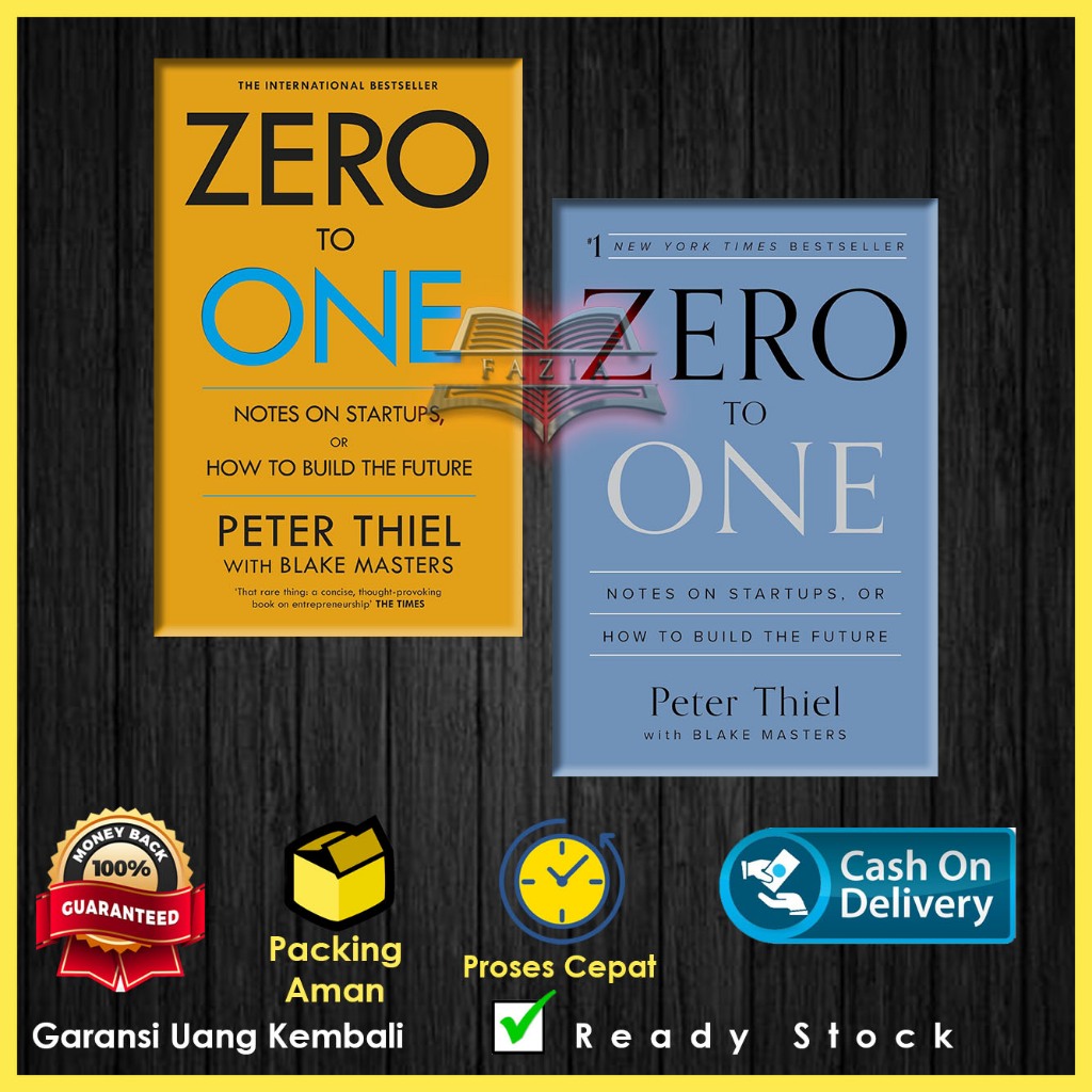 Jual Zero To One By Peter Thiel (Indonesia/English) | Shopee Indonesia