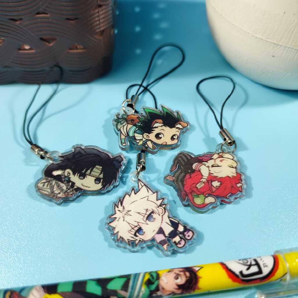 Jual Gantungan Kunci Anime Hunter X Hunter Akrilik Bening - Keychain ...