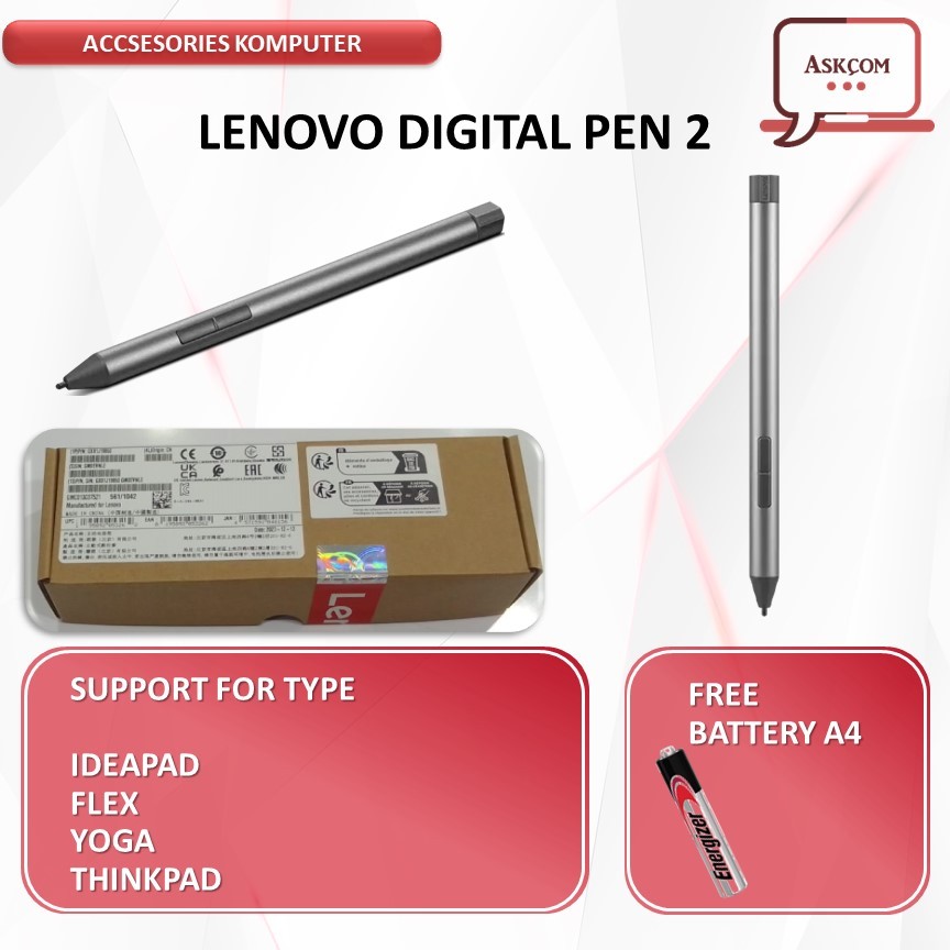 Jual STYLUS DIGITAL PEN LENOVO/STYLUS LENOVO/YOGA FLEX IDEAPAD STYLUS