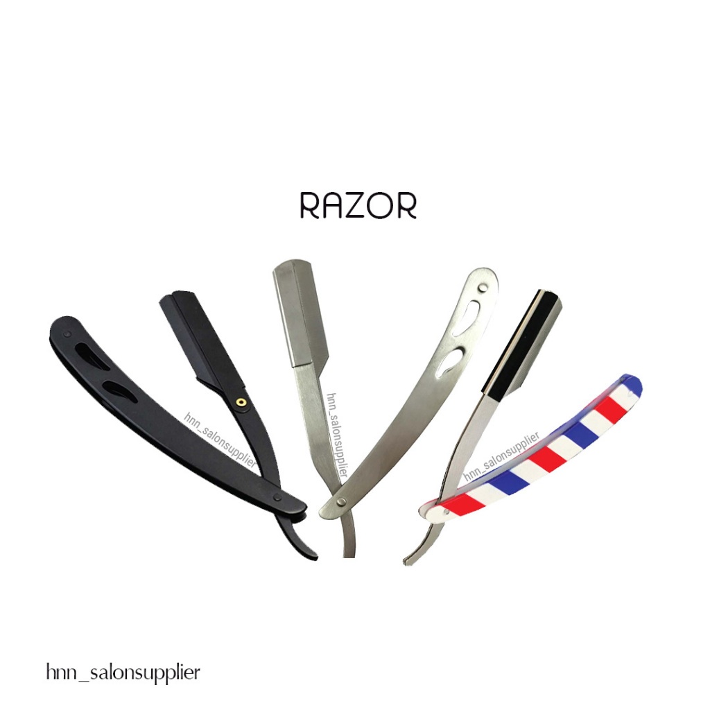 Jual Razor Cukur Lipat Alat Cukur Jenggot Barber Barbershop Razor ...
