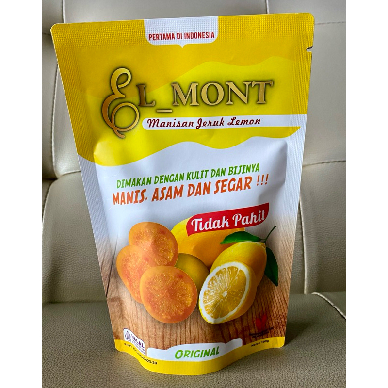 Jual Elmont Cemilan Jeruk Lemon 100gr Shopee Indonesia