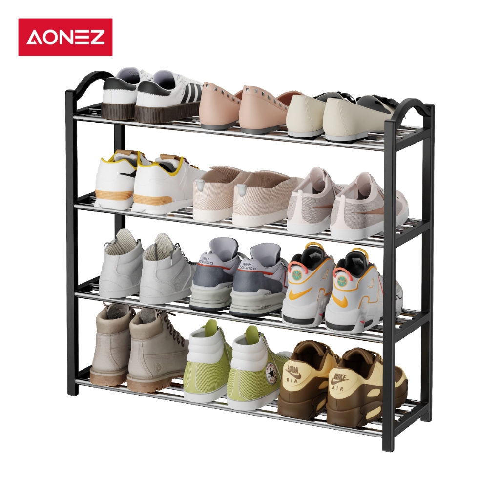 Jual Aonez Layers Minimalis Rak Sepatu Besi Bertingkat Rak Susun