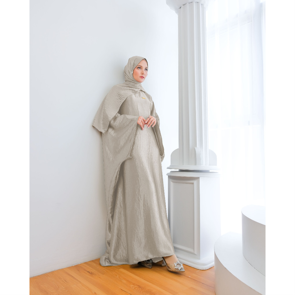 Jual Safiya Abaya Shimmer Janitra Hijab Dress Shimer Shopee Indonesia