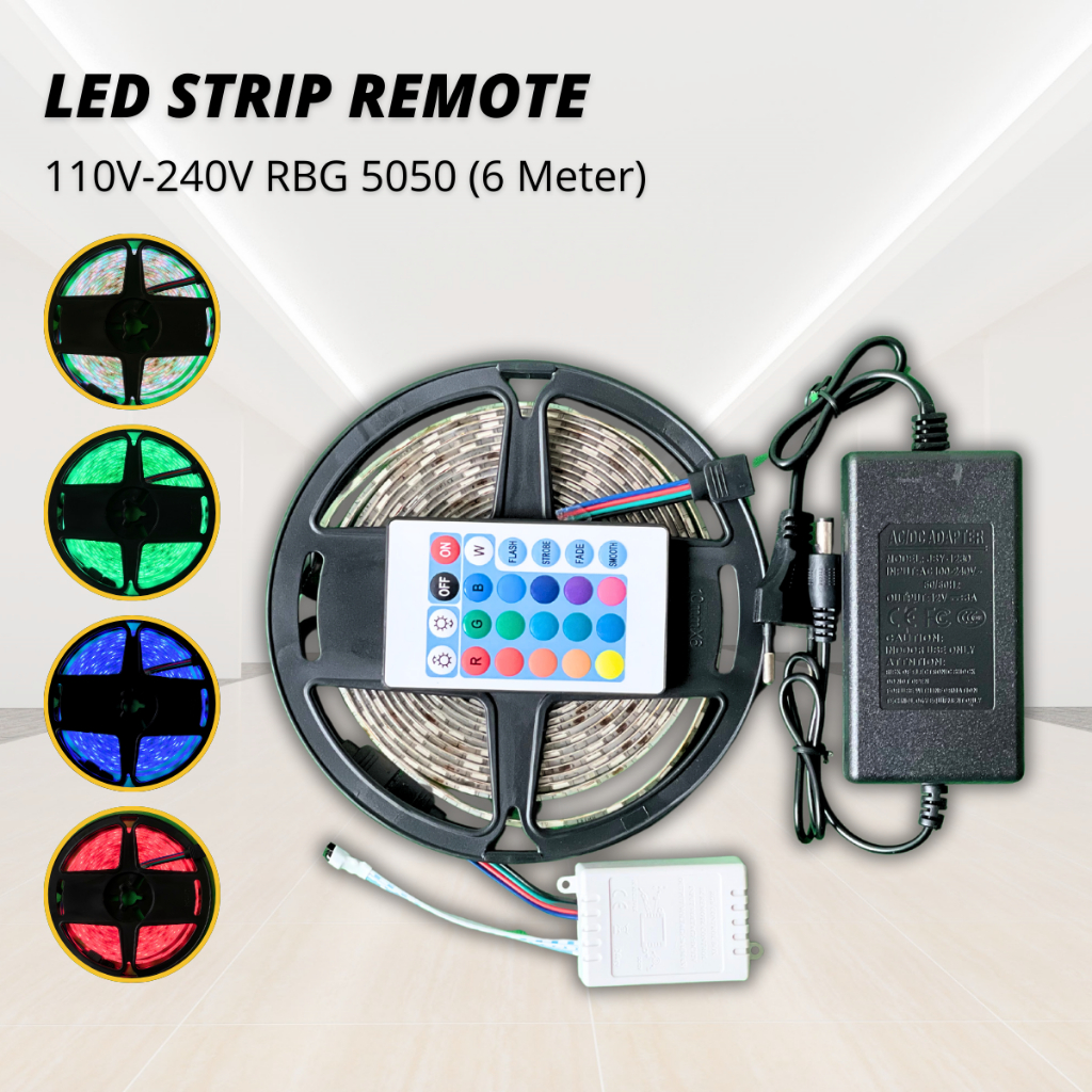 Jual CEO LAMPU LED STRIP LIGHT MATA BESAR 5050 SMD 12V IP33 Indoor ...