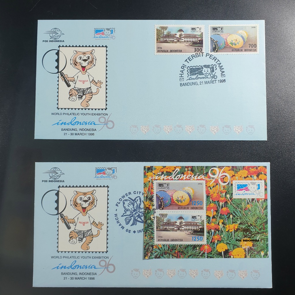 Jual Perangko SHP World Philatelic Youth Exhibition Bandung 1996 (set