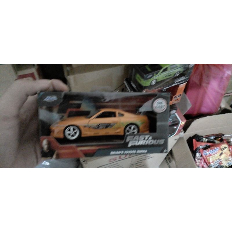 Jual diecast jada fnf brian toyota supra jada fast & furious 1:32 ...