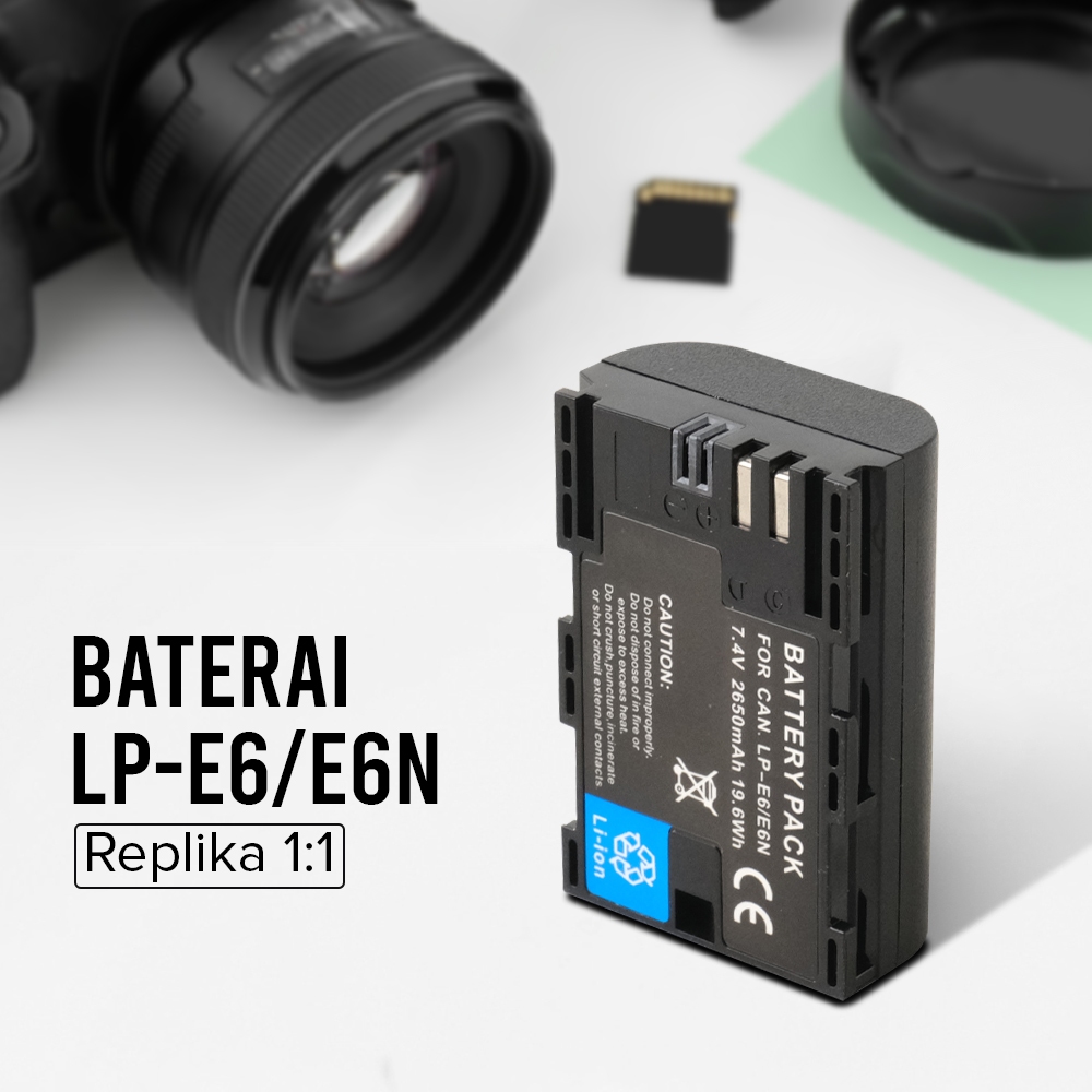 Jual Baterai Kamera Canon Eos 5d Lp E6 E6n 2650mah Replika 1 1