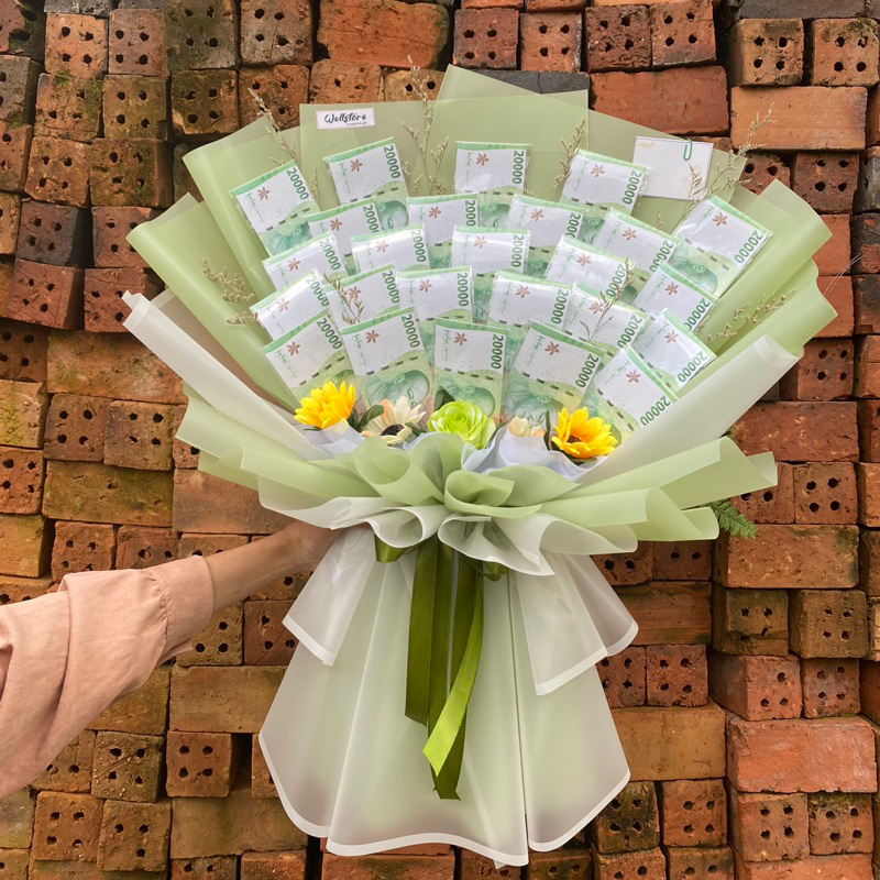 Jual Buket uang kosongan 20 lembar besar | Shopee Indonesia