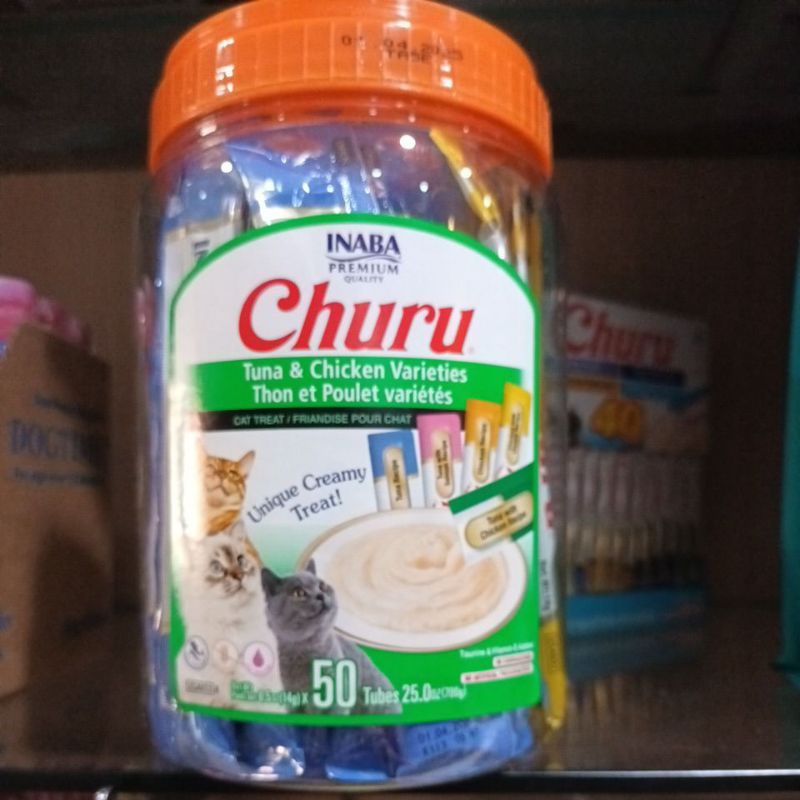 Jual churu mix varian tuna and chicken 50pcs | Shopee Indonesia