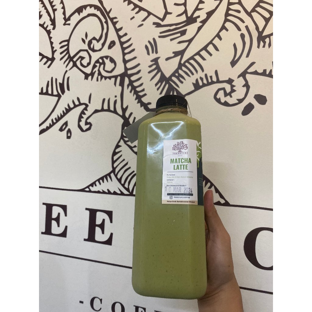 Jual Treestori Botol Ready to Drink / Kopi Susu Gula Aren, Matcha Latte ...