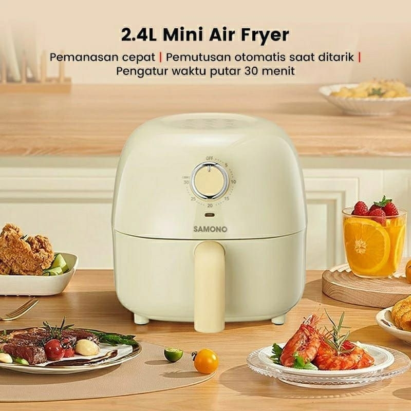 Jual Air Fryer Samono Mini 2.4 Liter | Shopee Indonesia