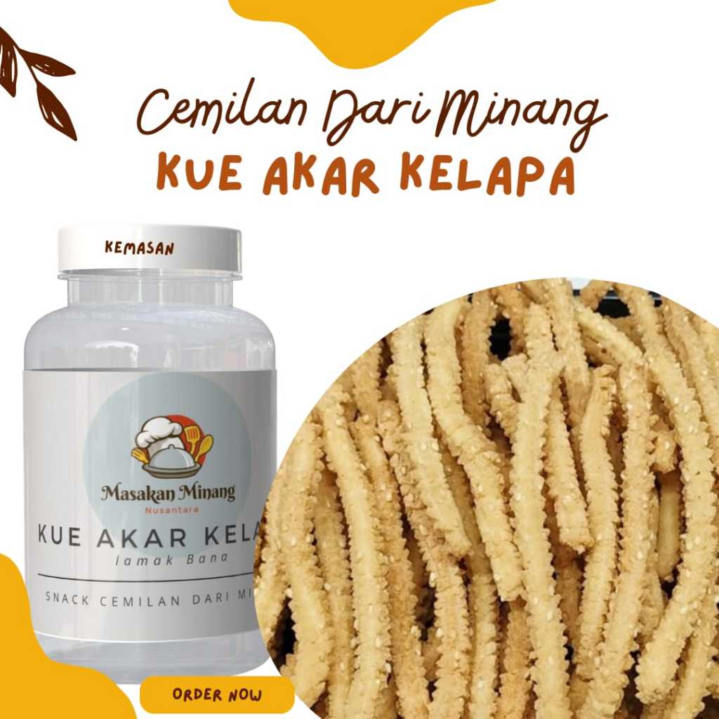 Jual Kue Akar Kelapa Khas Betawi 500 Gram Shopee Indonesia