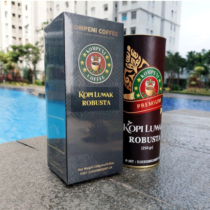 Jual Kopi Luwak Robusta 250gram - Kompeni Coffee | Shopee Indonesia