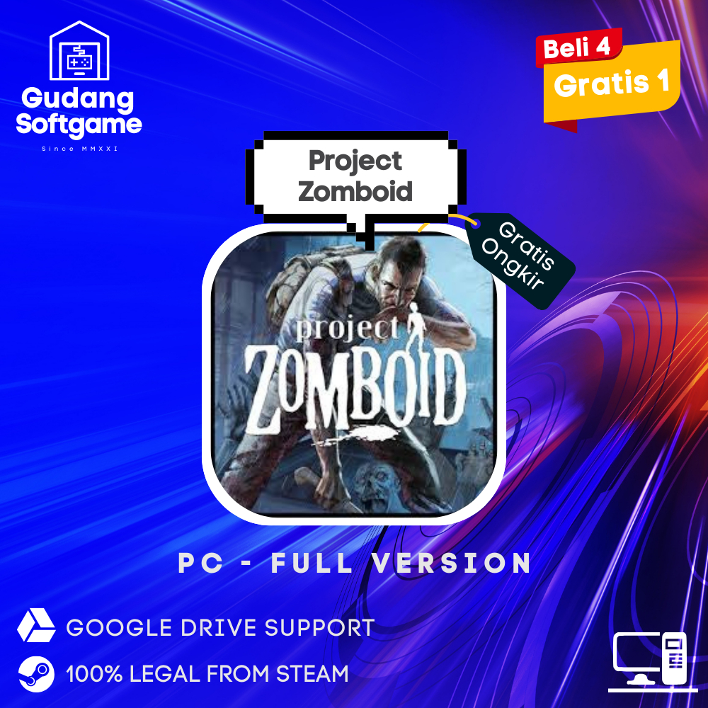 Jual Project Zomboid Full Version PC Game Survival Offline Shopee