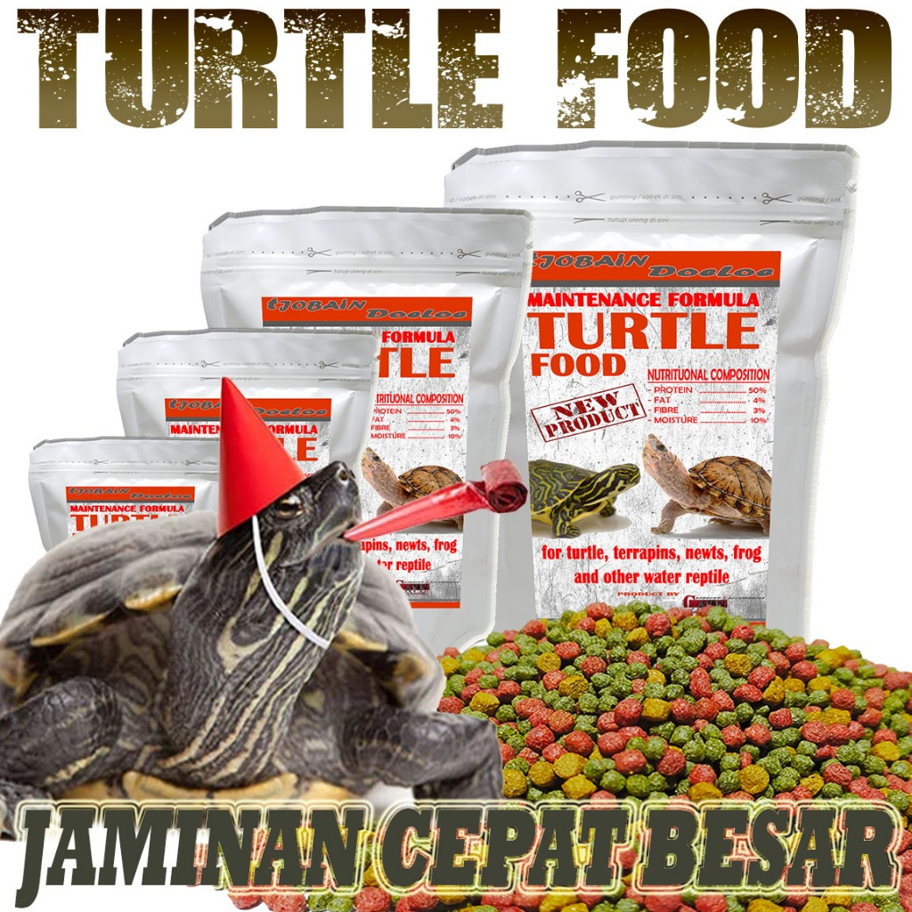 Jual 125GR Makanan pakan pelet kura kura air turtle food brazil res cst ...