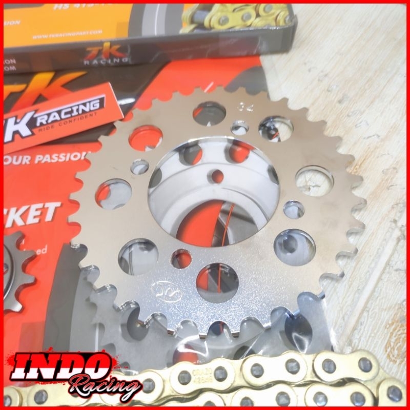 Jual Gir Gear Set TK Racing 415 RX King Jupiter Z MX Vega F1ZR Merek TK ...