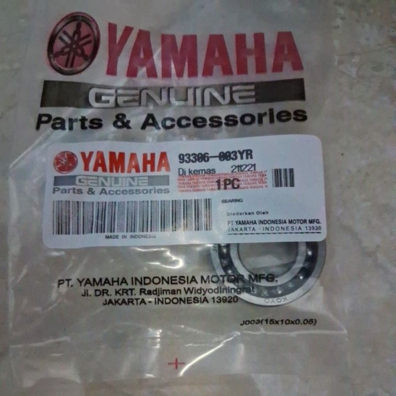 Jual Bearing 6003 Lahar Gantungan Mesin Laher Sasis Engine Mounting MIO